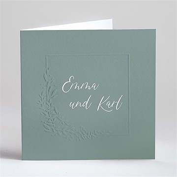 Hochzeitseinladung poetisch & elegant - prägung