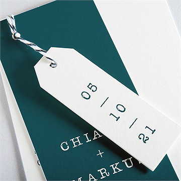 Hochzeitseinladung Blue Love - Vue 2