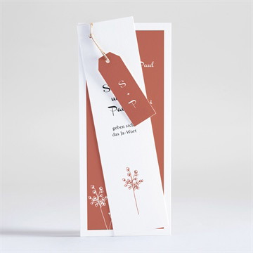 Hochzeitseinladung herbstblüten