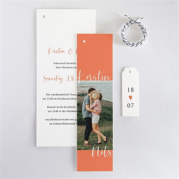 Hochzeitseinladung Liebesfunkeln - vue 4