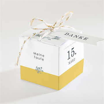 Geschenkbox Taufe fröhliches porträt