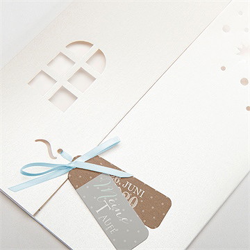 Einladung Taufe Pictos Rund Und Kraft In Blau - Vue 3