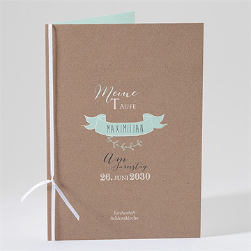 Kirchenheft Taufe Pictos Rund Und Kraft In Blau