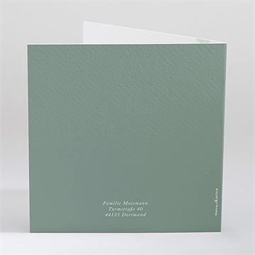 Geburtskarte Grünes Laub - Vue 3