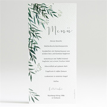 Menükarte Taufe pflanzenschmuck - Vue 2