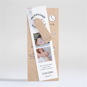 Geburtskarte unser kleines wunder