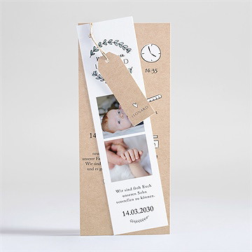 Geburtskarte Unser Kleines Wunder