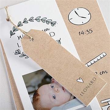 Geburtskarte Unser Kleines Wunder - Vue 2