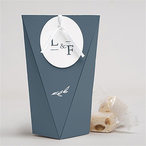 Geschenkbox Hochzeit goldkranz - schachtel