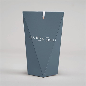 Geschenkbox Hochzeit goldkranz - schachtel - Vue 4