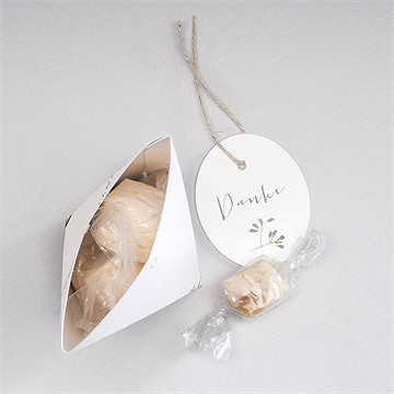 Geschenkbox Hochzeit Olivenzweig - Schachtel - Vue 3