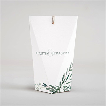 Geschenkbox Hochzeit Olivenzweig - Schachtel - Vue 4