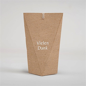 Geschenkbox Hochzeit blätterschmuck - schachtel - Vue 4