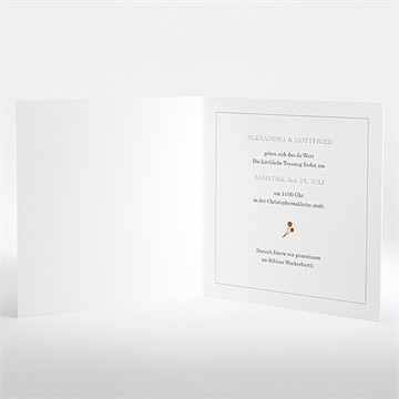 Hochzeitseinladung umschlungene eleganz - Vue 2