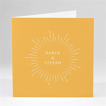 Hochzeitseinladung Sonne