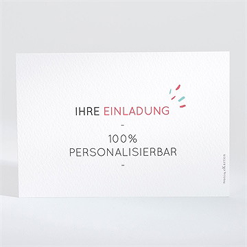 Einladung Taufe blanco - 13,8x9,5cm (n111256) - Vue 2