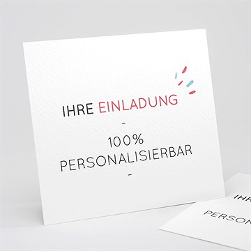 Einladung Taufe blanco - 15x14cm (n311247)