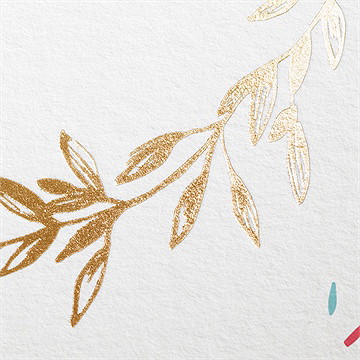 Geburtskarte Blanco - 13,5X13,5Cm (N35161) - Vue 2