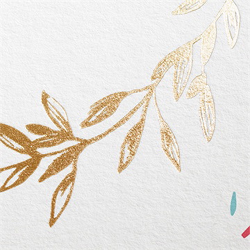 Einladung Taufe blanco - 13,5x13,5cm (n35162) - Vue 2