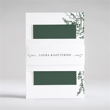 Hochzeitseinladung waldrand