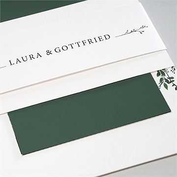 Hochzeitseinladung waldrand - Vue 2