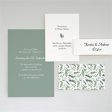 Hochzeitseinladung blätterband - vue 3