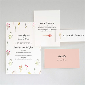 Hochzeitseinladung Frühlingstanz - vue 4