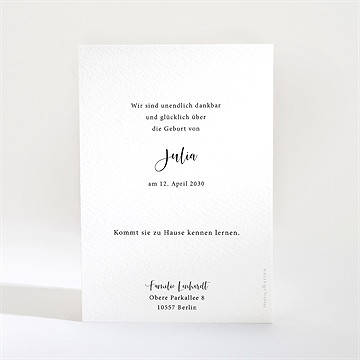 Geburtskarte Zärtlichkeit - Vue 2
