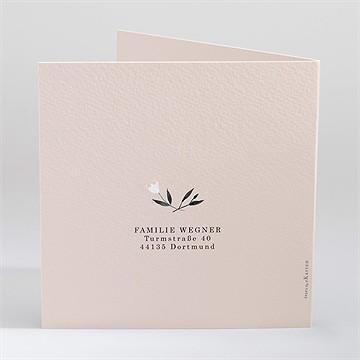 Geburtskarte Pastell Kranz - Vue 3