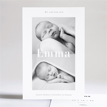 Geburtskarte spiegel