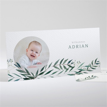 Geburtskarte natürliche harmonie