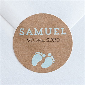 Sticker Geburt origami freude
