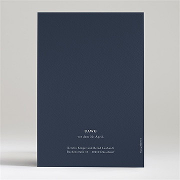 Hochzeitseinladung Nachtblumen - Vue 2