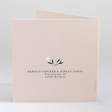 Hochzeitseinladung In Pink Und Weiß - Vue 3