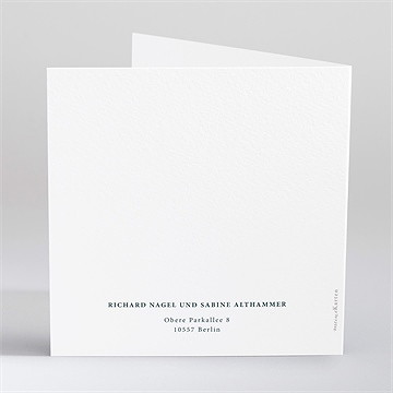 Hochzeitseinladung schlicht & elegant - Vue 4