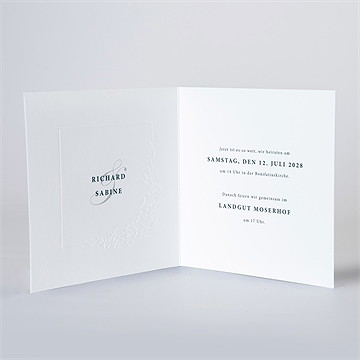 Hochzeitseinladung schlicht & elegant - Vue 3