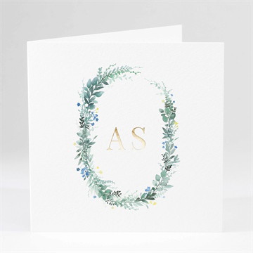 Hochzeitseinladung initialen