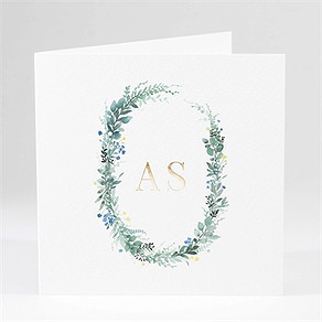 Hochzeitseinladung initialen