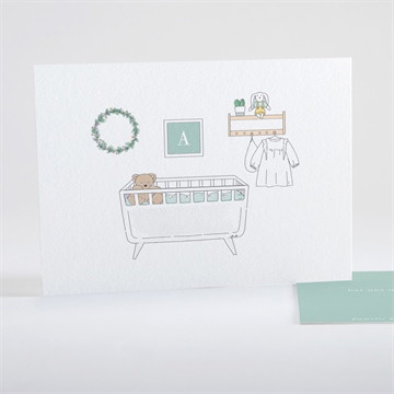 Geburtskarte sein kinderzimmer