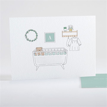 Geburtskarte Sein Kinderzimmer