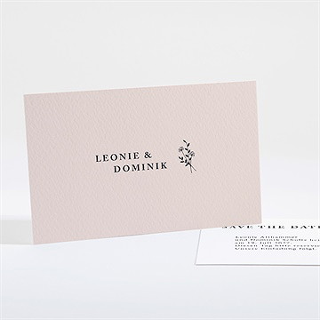 Save The Date Karte Zartes Trio