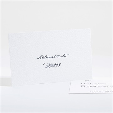 Antwortkarte Hochzeit laub