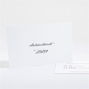 Antwortkarte Hochzeit laub