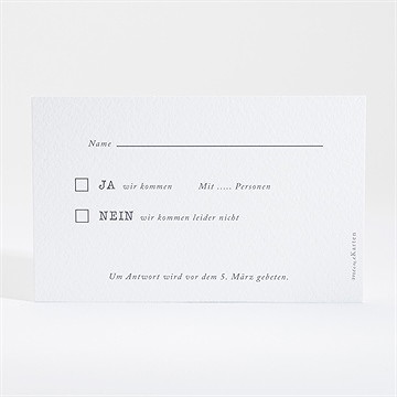 Antwortkarte Hochzeit laub - Vue 2