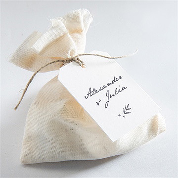 Geschenkanhänger Hochzeit Laub - Vue 2