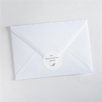 Aufkleber Hochzeit laub - Vue 3