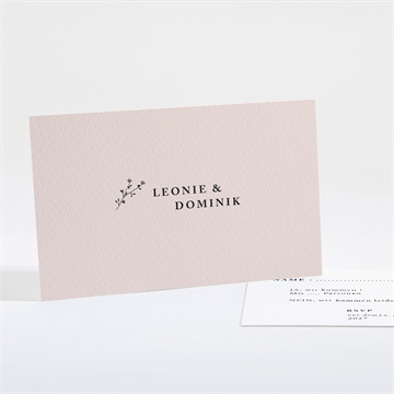 Antwortkarte Hochzeit Zartes trio