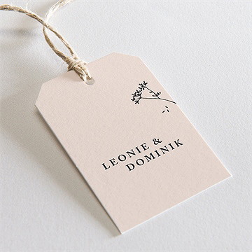 Geschenkanhänger Hochzeit zartes trio