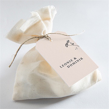 Geschenkanhänger Hochzeit zartes trio - Vue 2