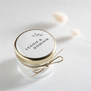 Aufkleber Hochzeit zartes trio - Vue 2